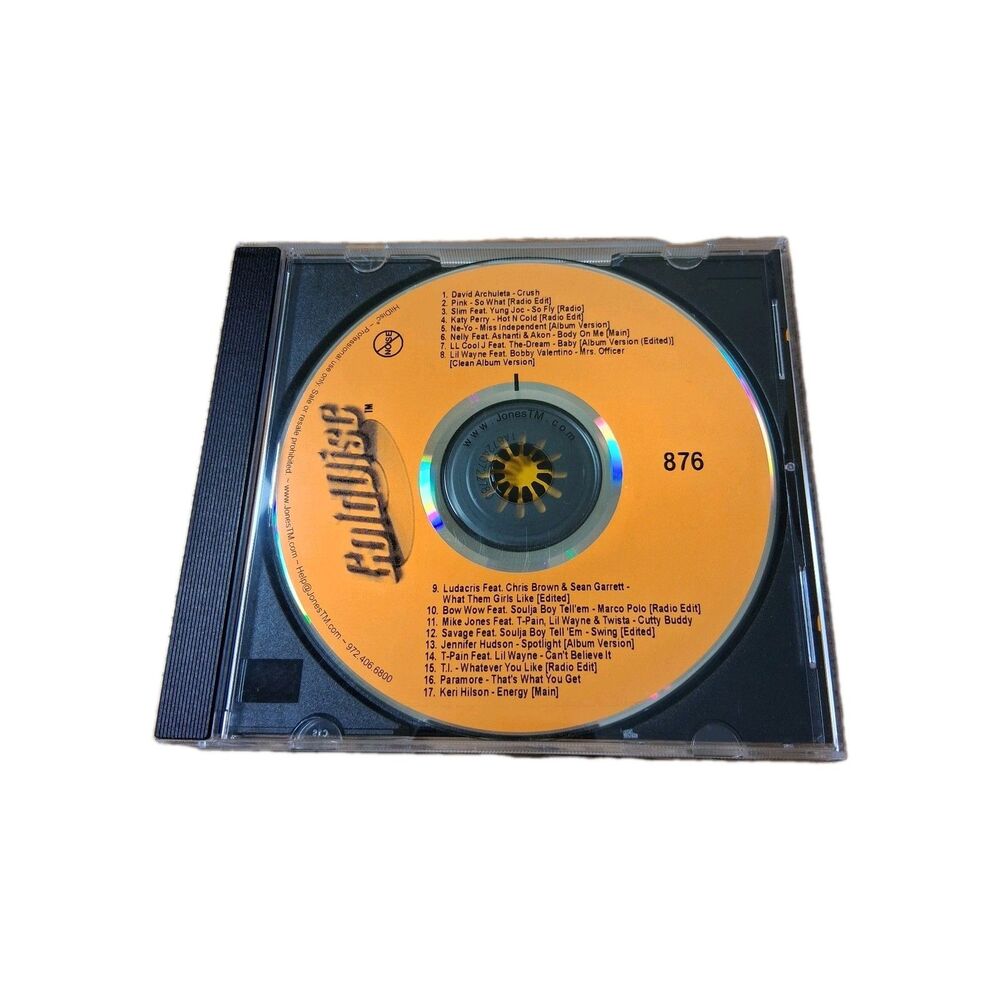 TM Century GoldDisc 876 Radio Promo CD 2008 Katy Perry Paramore Pink T-Pain